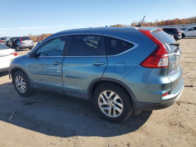 5J6RM4H76FL009436 - 2015 HONDA CR-V EXL BLUE photo 2