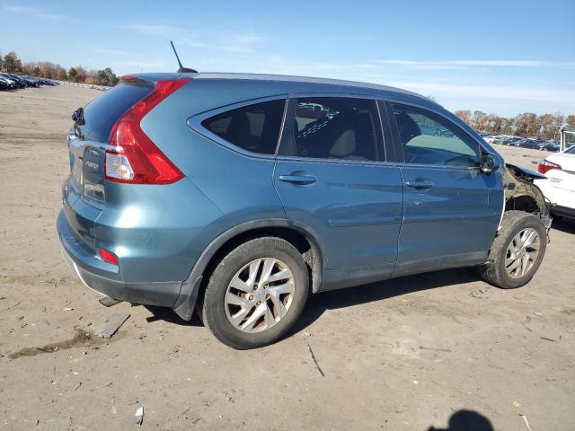 5J6RM4H76FL009436 - 2015 HONDA CR-V EXL BLUE photo 3