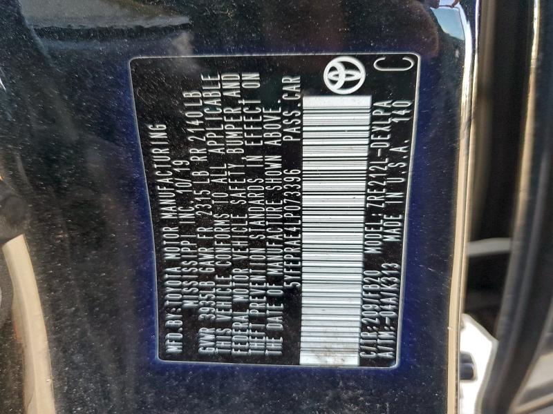 5YFEPRAE4LP073396 - 2020 TOYOTA COROLLA LE BLACK photo 13