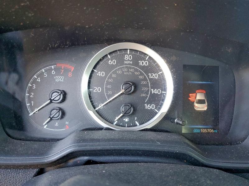 5YFEPRAE4LP073396 - 2020 TOYOTA COROLLA LE BLACK photo 9