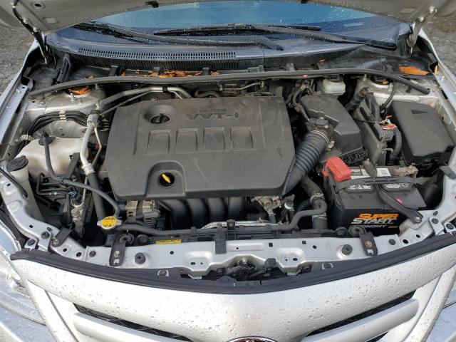 JTDBU4EE9BJ107974 - 2011 TOYOTA COROLLA BASE 银色 照片 11