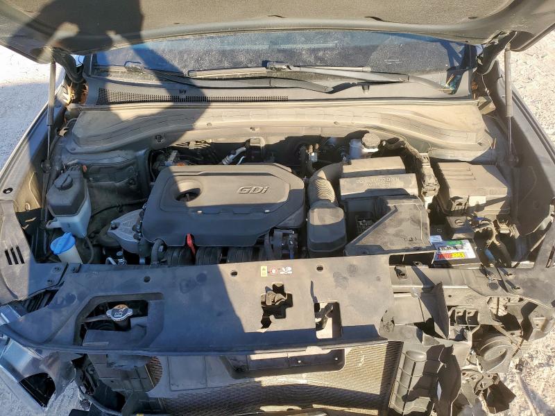 5NMS33AD1KH130200 - 2019 HYUNDAI SANTA FE SEL GRAY photo 12