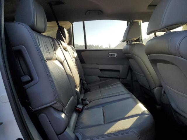 5FNYF3H59DB036117 - 2013 HONDA PILOT EXL WHITE photo 10