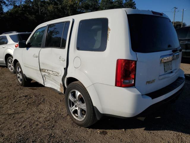 5FNYF3H59DB036117 - 2013 HONDA PILOT EXL WHITE photo 2