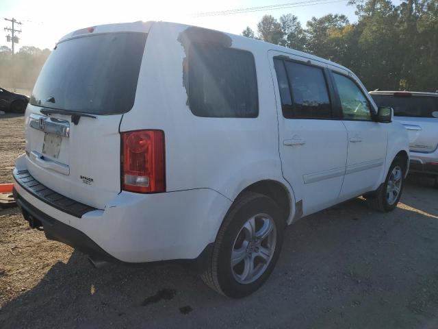 5FNYF3H59DB036117 - 2013 HONDA PILOT EXL WHITE photo 3