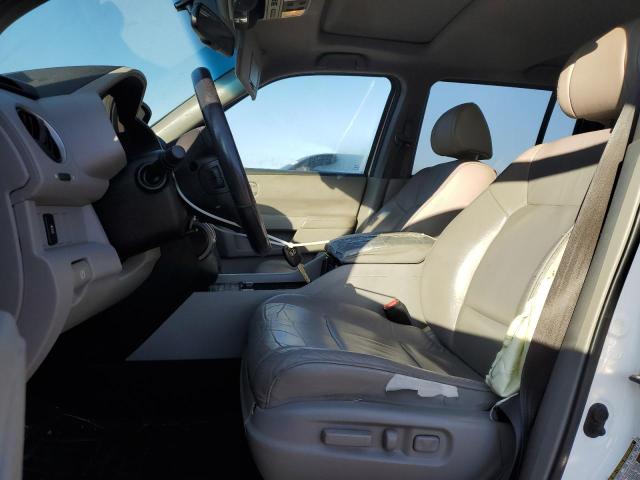 5FNYF3H59DB036117 - 2013 HONDA PILOT EXL WHITE photo 7
