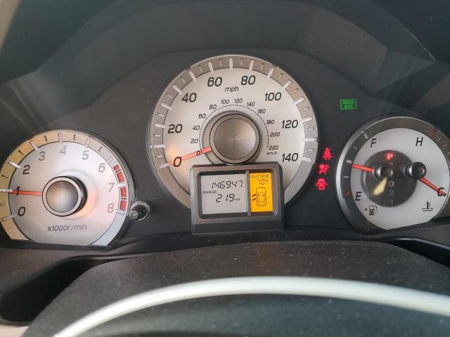 5FNYF3H59DB036117 - 2013 HONDA PILOT EXL WHITE photo 9