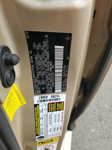 5TDKK3DC4CS243627 - 2012 TOYOTA SIENNA LE GOLD photo 12