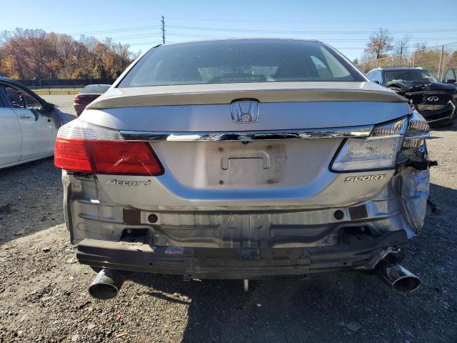 1HGCR2F50DA021241 - 2013 HONDA ACCORD SPORT SILVER photo 6