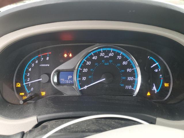 5TDDK3DC8ES075308 - 2014 TOYOTA SIENNA XLE 银色 照片 9