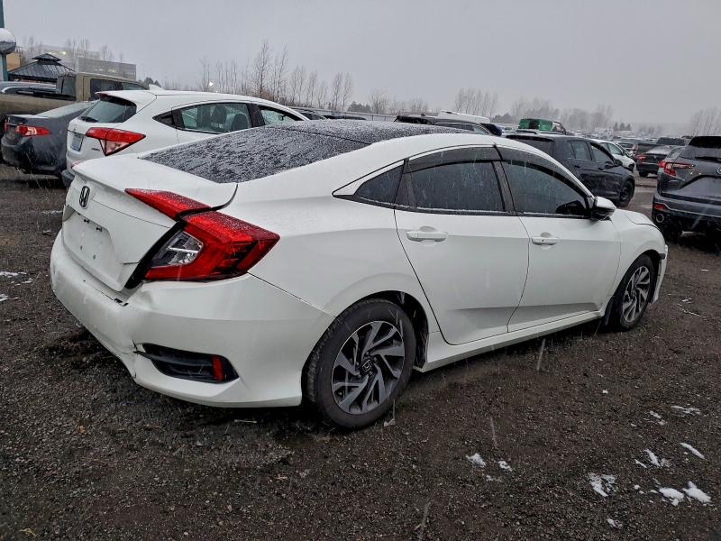 2HGFC2F89HH019097 - 2017 HONDA CIVIC EX WHITE photo 3