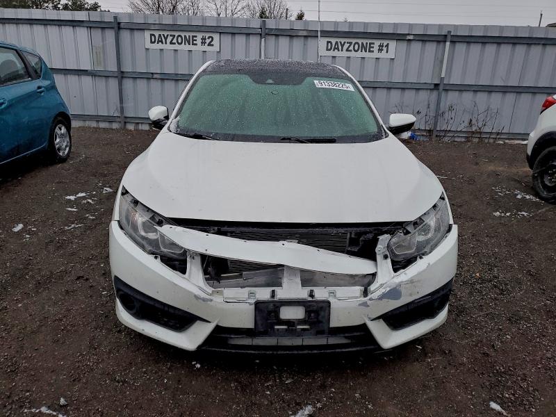 2HGFC2F89HH019097 - 2017 HONDA CIVIC EX WHITE photo 5