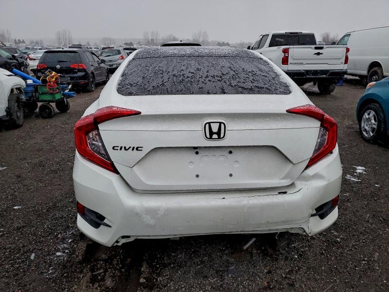 2HGFC2F89HH019097 - 2017 HONDA CIVIC EX WHITE photo 6