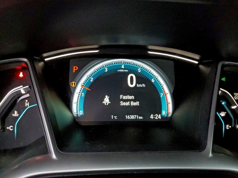 2HGFC2F89HH019097 - 2017 HONDA CIVIC EX WHITE photo 9