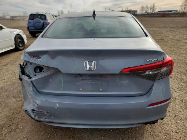 2HGFE2F55NH101775 - 2022 HONDA CIVIC SPORT ნაცრისფერი ფოტო 6