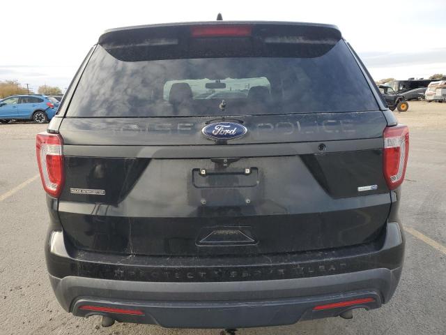 1FM5K8ATXHGC66762 - 2017 FORD EXPLORER POLICE INTERCEPTOR Negro foto 6