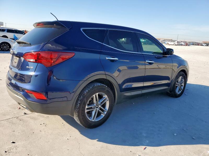 5XYZT3LB2JG505367 - 2018 HYUNDAI SANTA FE S BLUE photo 3