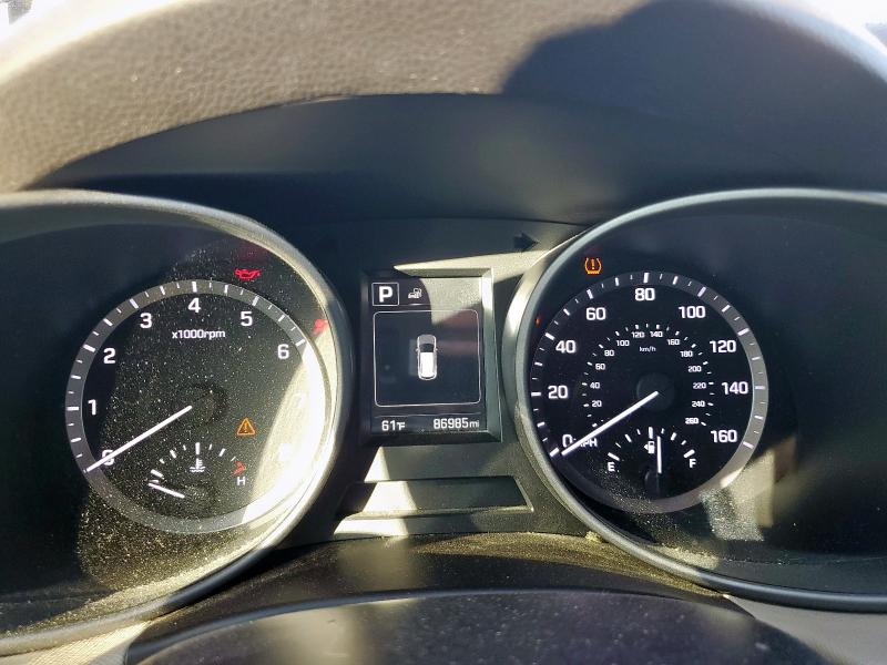 5XYZT3LB2JG505367 - 2018 HYUNDAI SANTA FE S BLUE photo 9