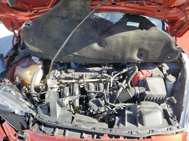 3FADP4BJ2JM123300 - 2018 FORD FIESTA SE ORANGE photo 11