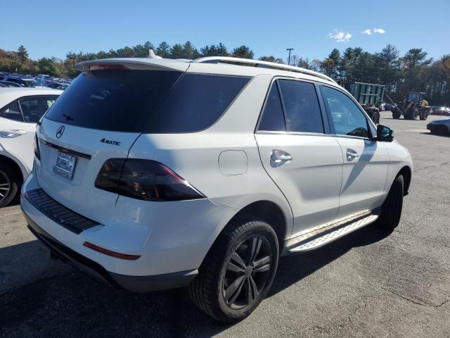 4JGDA5HB6DA126215 - 2013 MERCEDES-BENZ ML 350 4MATIC WHITE photo 3