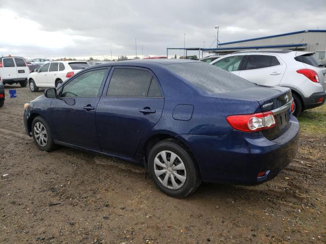 5YFBU4EE2DP218865 - 2013 TOYOTA COROLLA BASE Синій фото 2