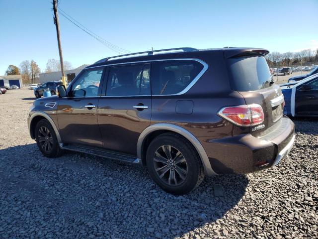 JN8AY2NE9J9730925 - 2018 NISSAN ARMADA PLATINUM BROWN photo 2