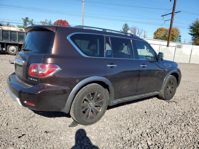 JN8AY2NE9J9730925 - 2018 NISSAN ARMADA PLATINUM BROWN photo 3