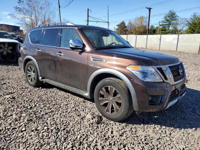 JN8AY2NE9J9730925 - 2018 NISSAN ARMADA PLATINUM BROWN photo 4