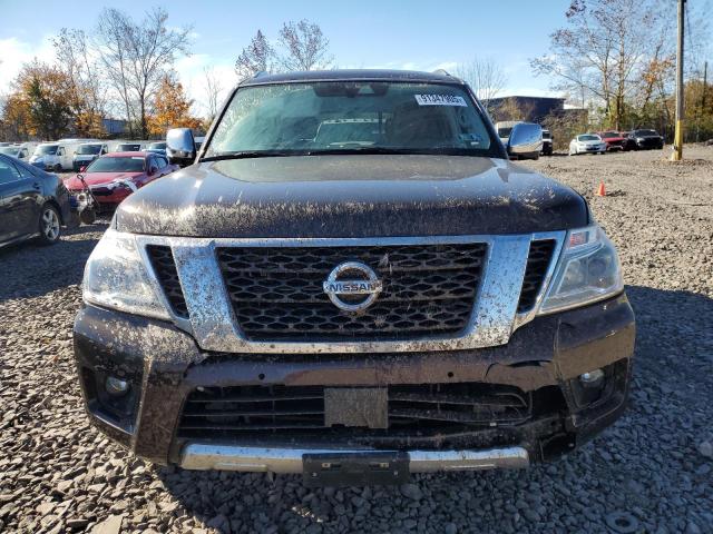 JN8AY2NE9J9730925 - 2018 NISSAN ARMADA PLATINUM BROWN photo 5
