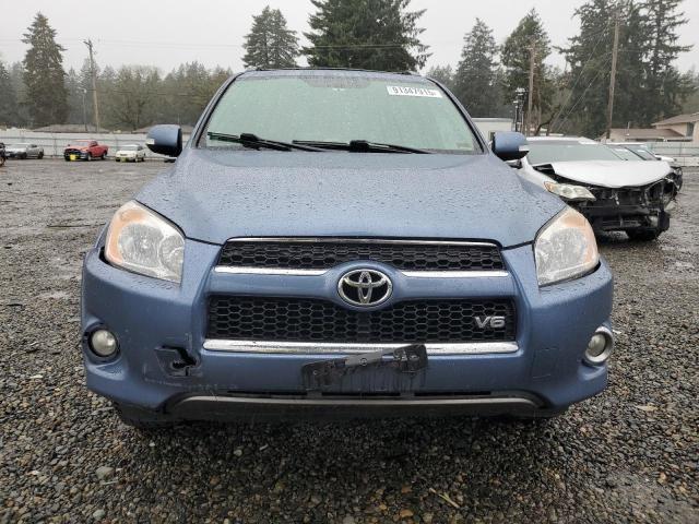 2T3DK4DV0BW047892 - 2011 TOYOTA RAV4 LIMITED BLUE photo 5