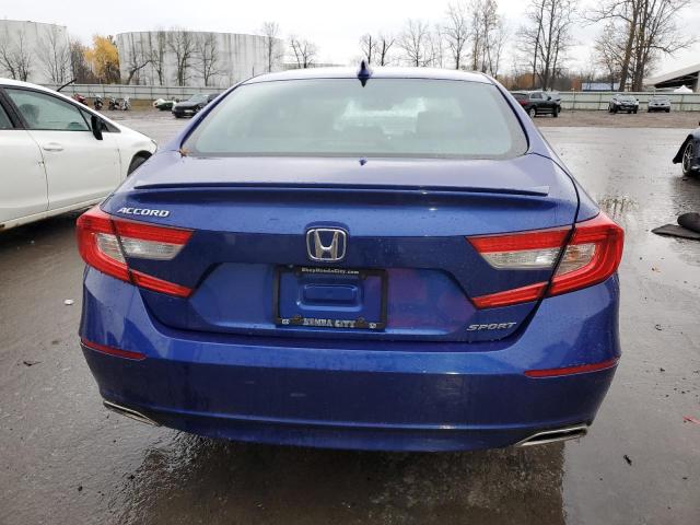 1HGCV1F38JA245213 - 2018 HONDA ACCORD SPORT ლურჯი ფოტო 6