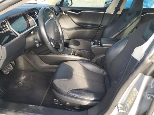 5YJSA1H16EFP35647 - 2014 TESLA MODEL S SILVER photo 7