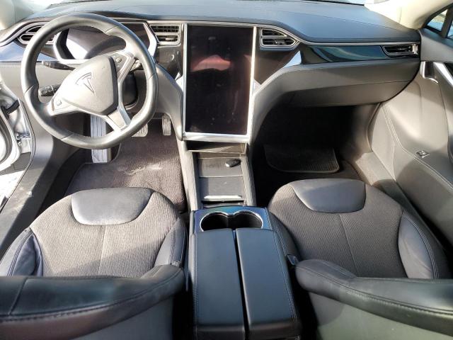 5YJSA1H16EFP35647 - 2014 TESLA MODEL S SILVER photo 8
