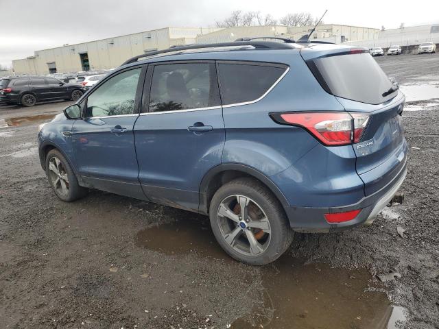 1FMCU9HD2JUB65566 - 2018 FORD ESCAPE SEL BLUE photo 2