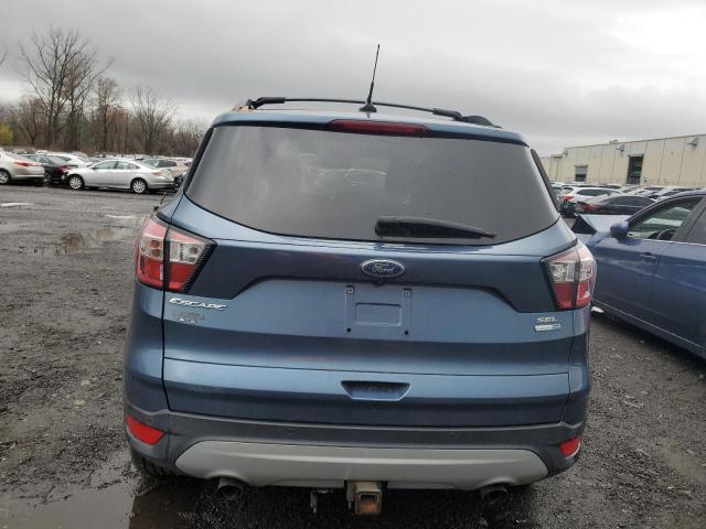 1FMCU9HD2JUB65566 - 2018 FORD ESCAPE SEL BLUE photo 6