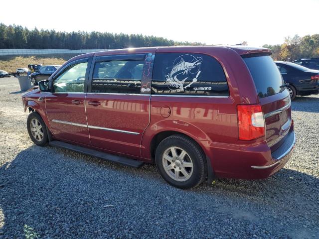 2C4RC1CG9CR156254 - 2012 CHRYSLER TOWN & COU TOURING L BURGUNDY photo 2