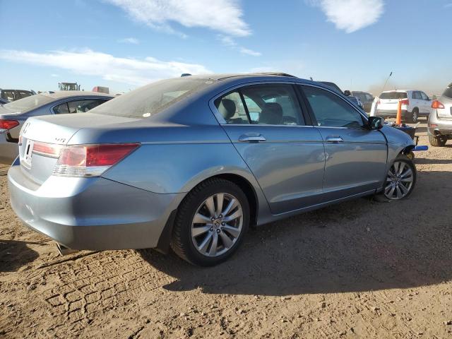 1HGCP3F88CA007320 - 2012 HONDA ACCORD EXL BLUE photo 3