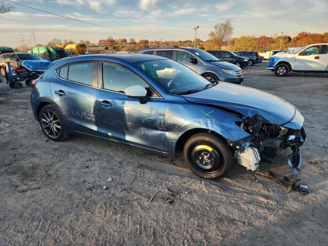 3MZBN1M34JM267674 - 2018 MAZDA 3 GRAND TOURING Niebieski zdjęcie 4