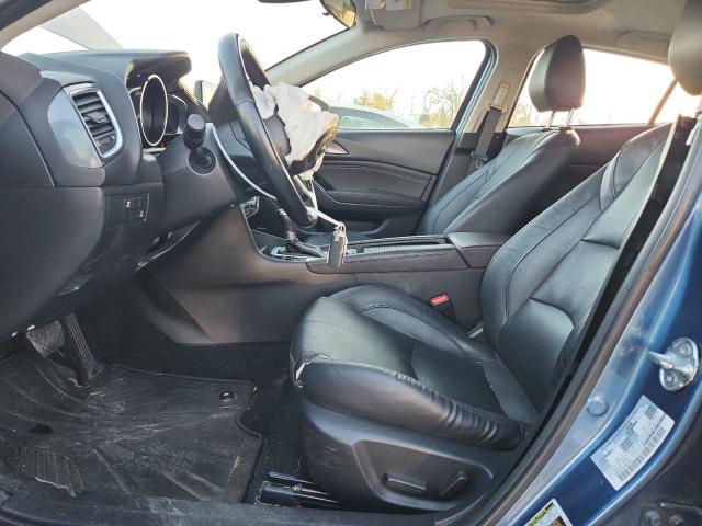 3MZBN1M34JM267674 - 2018 MAZDA 3 GRAND TOURING Niebieski zdjęcie 7