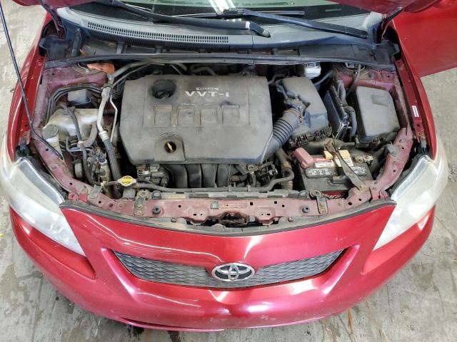 1NXBU40E29Z015973 - 2009 TOYOTA COROLLA BASE 红色 照片 11