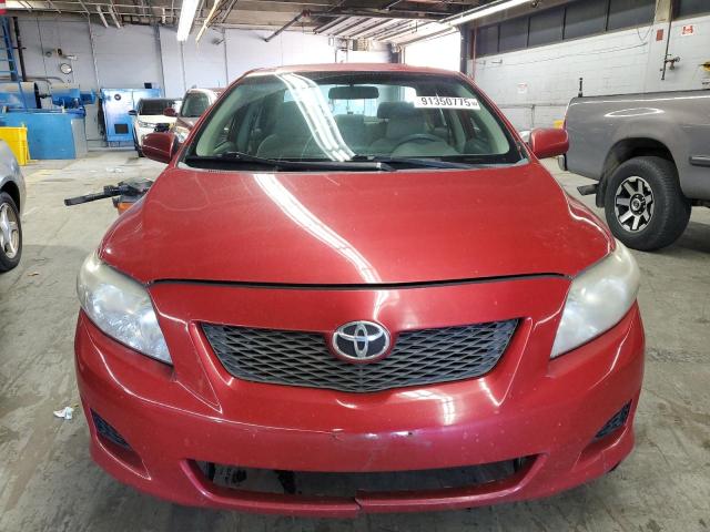 1NXBU40E29Z015973 - 2009 TOYOTA COROLLA BASE 红色 照片 5