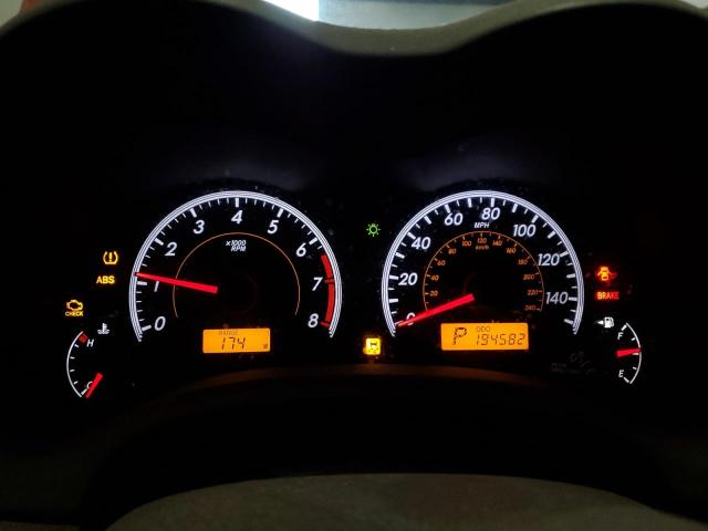 1NXBU40E29Z015973 - 2009 TOYOTA COROLLA BASE 红色 照片 9