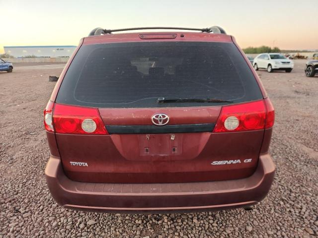 5TDZA23CX6S510089 - 2006 TOYOTA SIENNA CE BURGUNDY photo 6