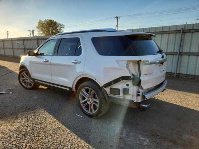 1FM5K7FH3HGD35371 - 2017 FORD EXPLORER LIMITED თეთრი ფოტო 2