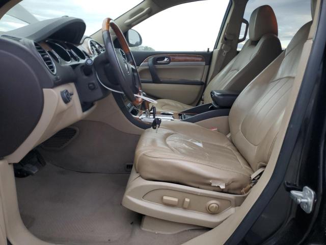 5GAKRDED8CJ137141 - 2012 BUICK ENCLAVE BLACK photo 7