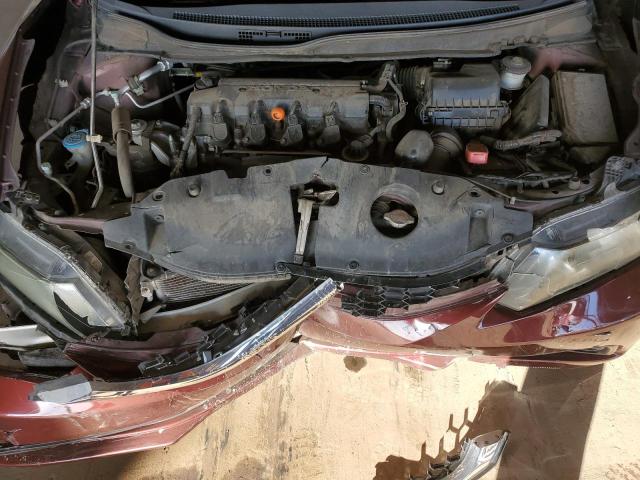 19XFB2F86DE078227 - 2013 HONDA CIVIC EX RED photo 11