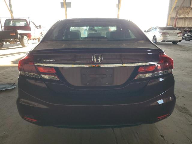 19XFB2F86DE078227 - 2013 HONDA CIVIC EX RED photo 6