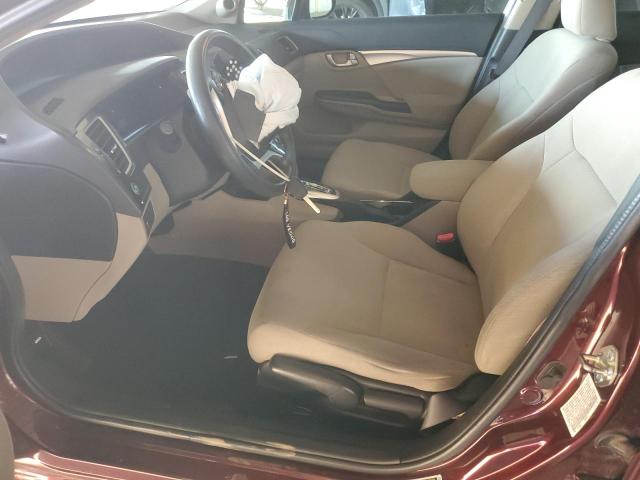 19XFB2F86DE078227 - 2013 HONDA CIVIC EX RED photo 7