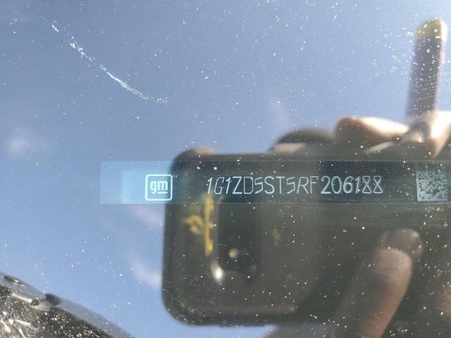 1G1ZD5ST5RF206188 - 2024 CHEVROLET MALIBU LT შავი ფოტო 12