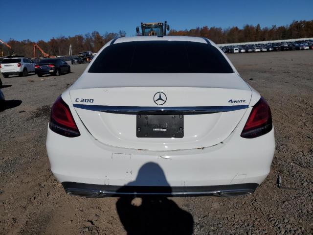 W1KWF8EB8MR636934 - 2021 MERCEDES-BENZ C 300 4MATIC WHITE photo 6